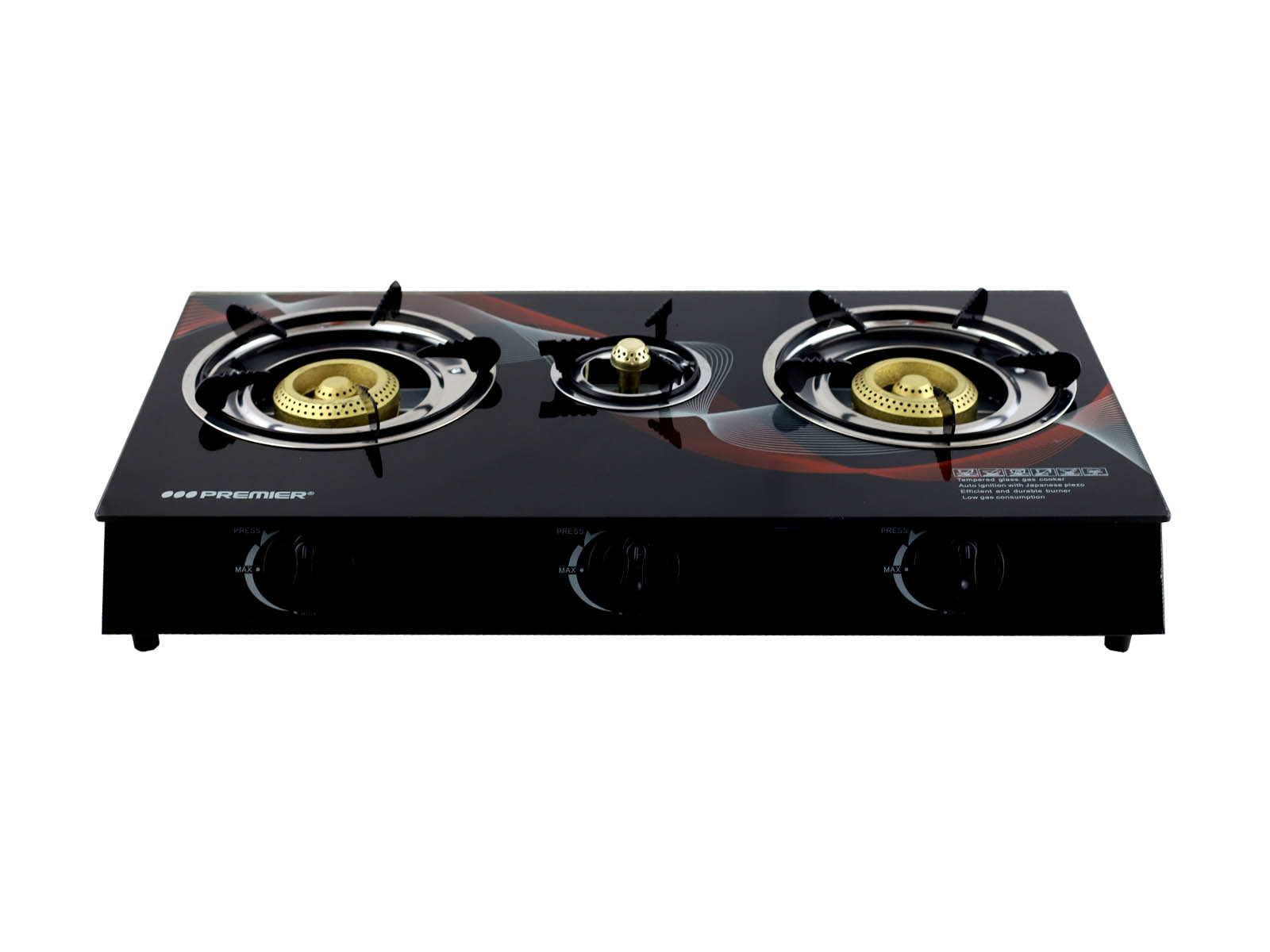 Imagen de producto Estufa a gas con 3 puestos 18