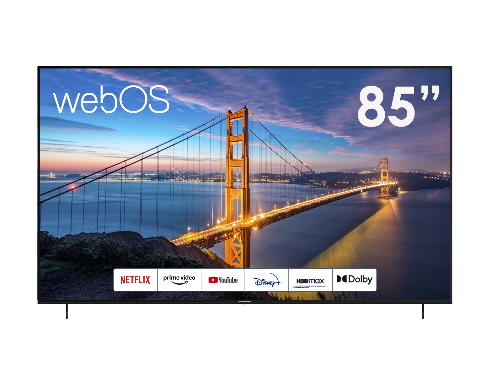 Imagen de producto Tv 85” uhd webos smart c/dvb-t2, c/r de voz, sin marco (1+1) 1