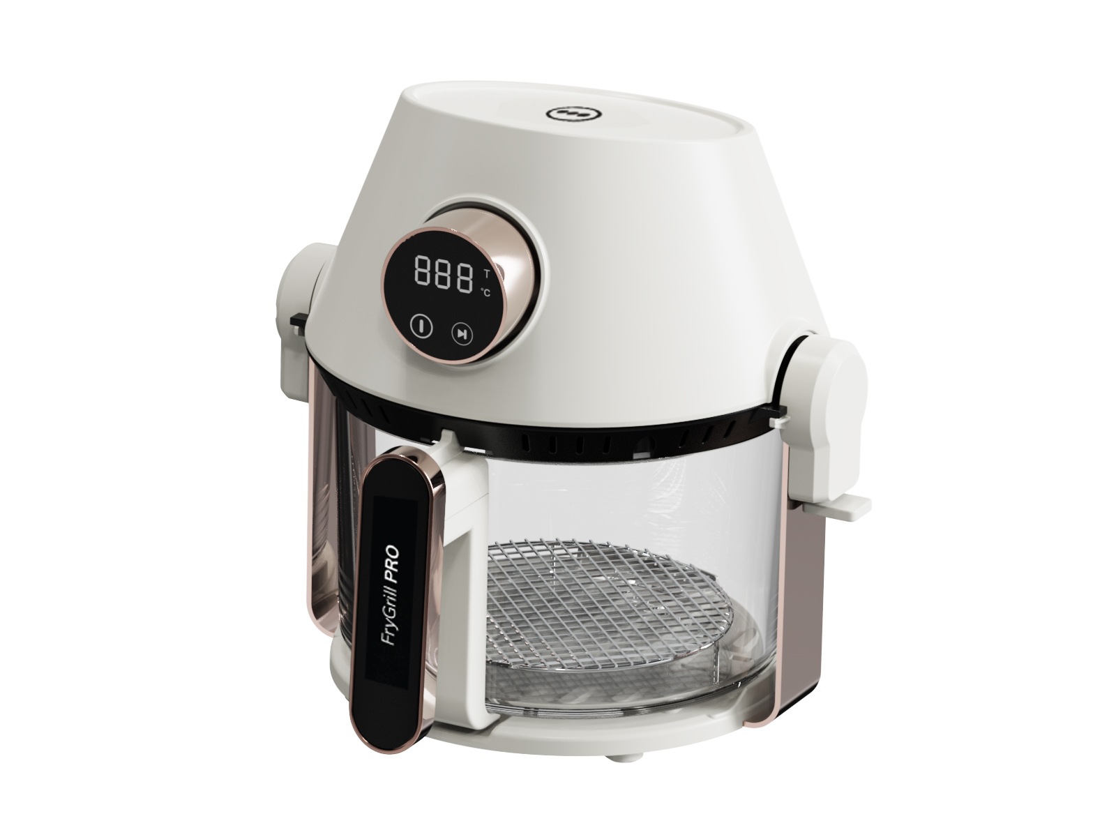 Imagen de producto Freidora digital sin aceite y parrilla (2 en 1) 3.0l (negro) 1