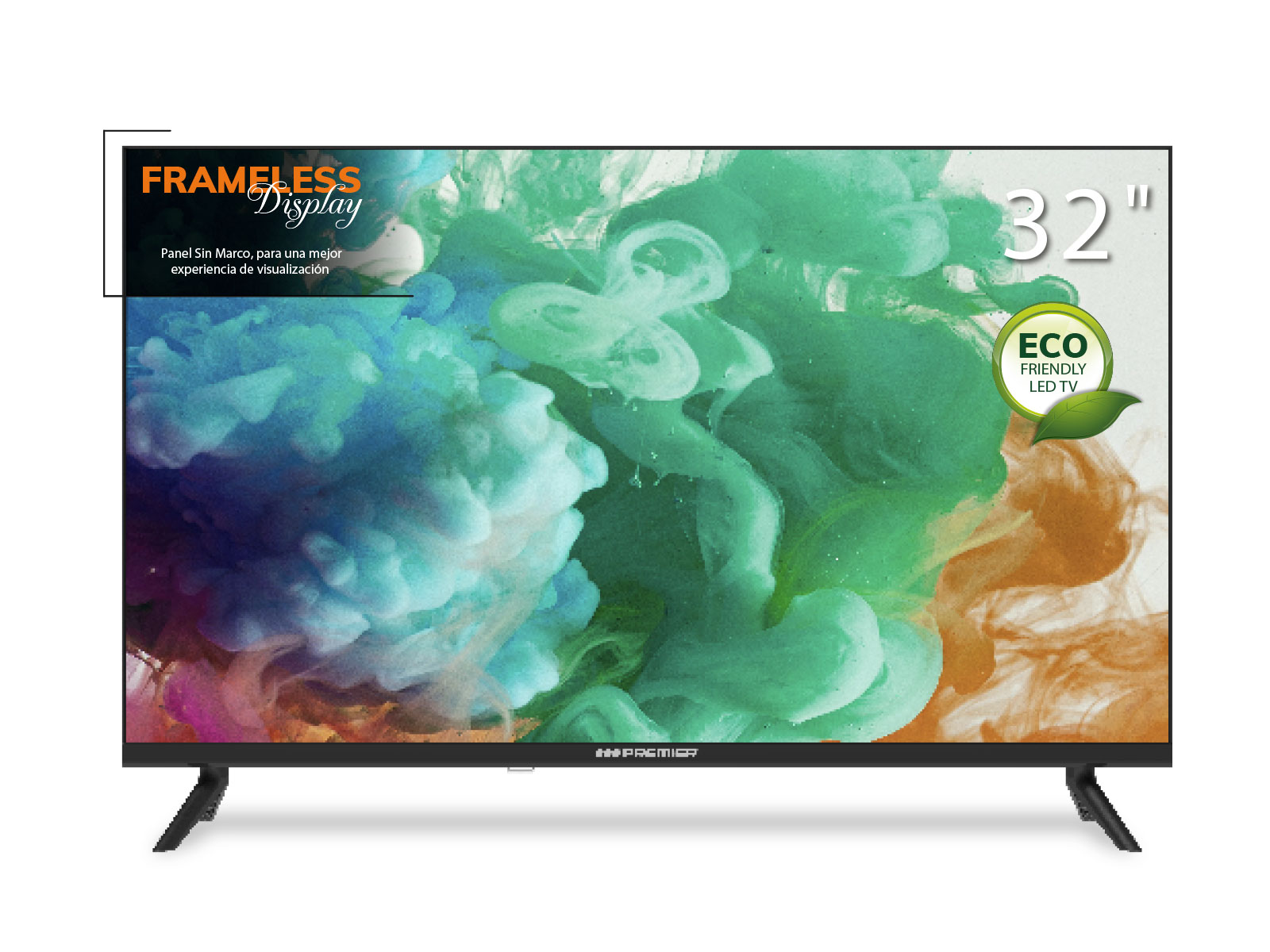 Imagen de producto Tv 32” hd smart c/ dvb-t2, bt, sin marco, dolby, android 13.0 1