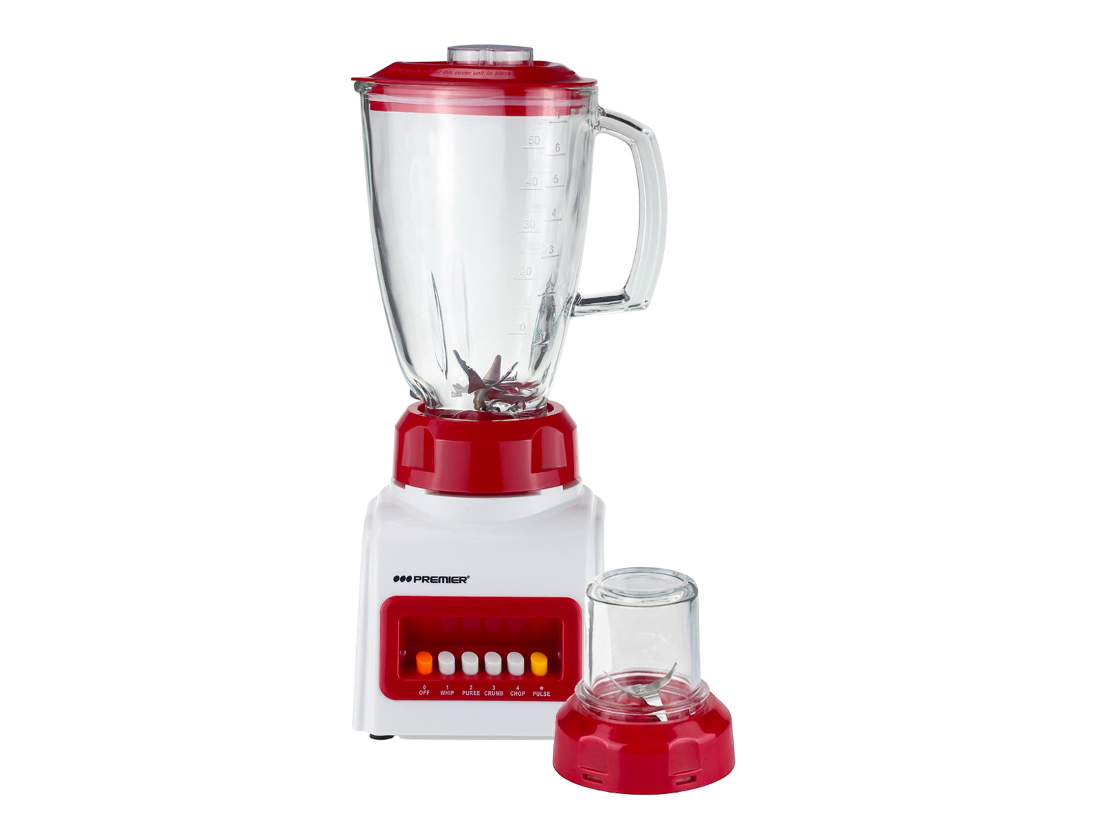 Imagen de producto Licuadora 2 en 1 (1.8l) c/jarra de vidrio, 4 velocidades 0