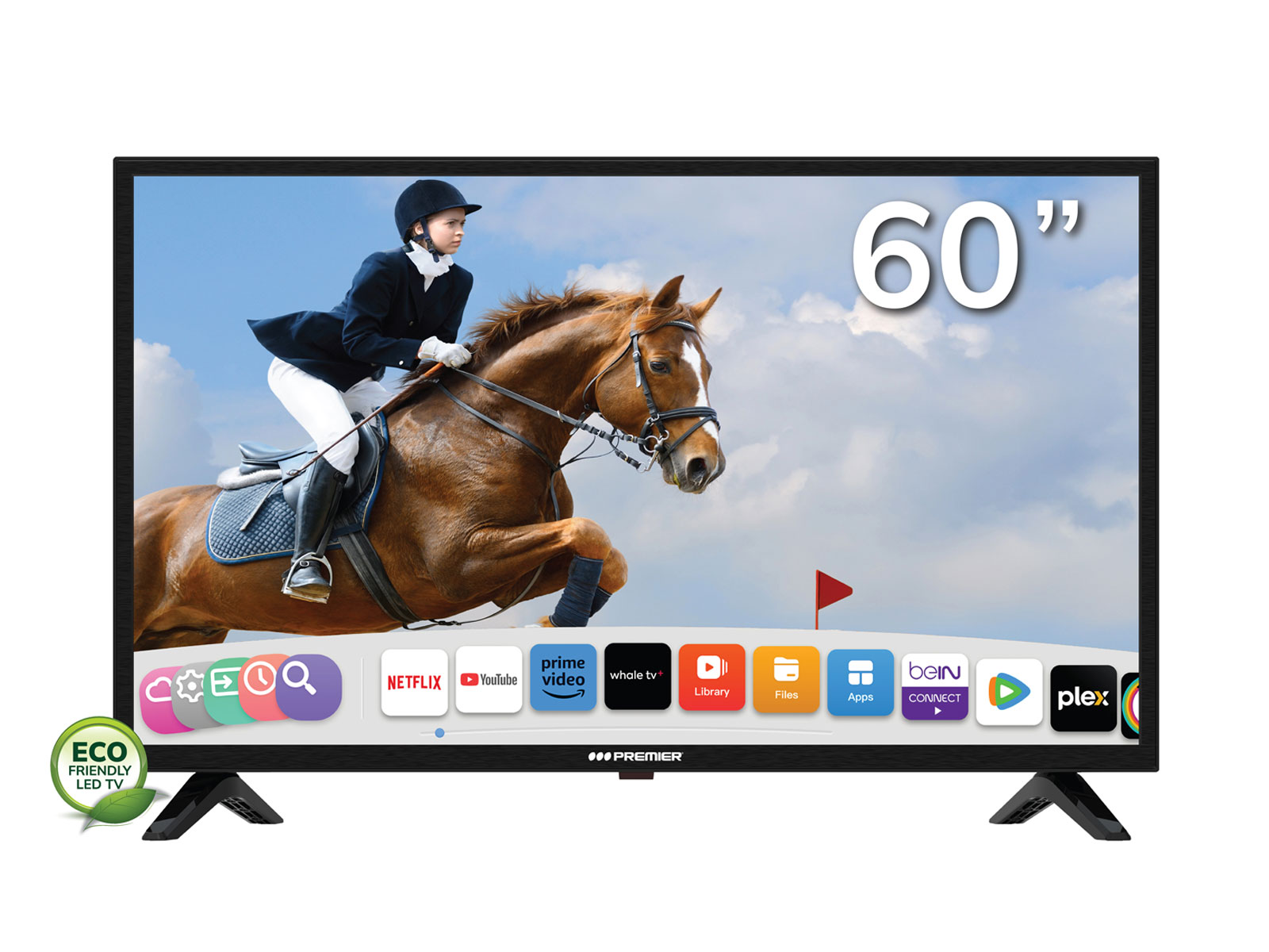 Imagen de producto Tv 60” uhd smart c/dvb-t2, android (whale os), c/cr voz 1