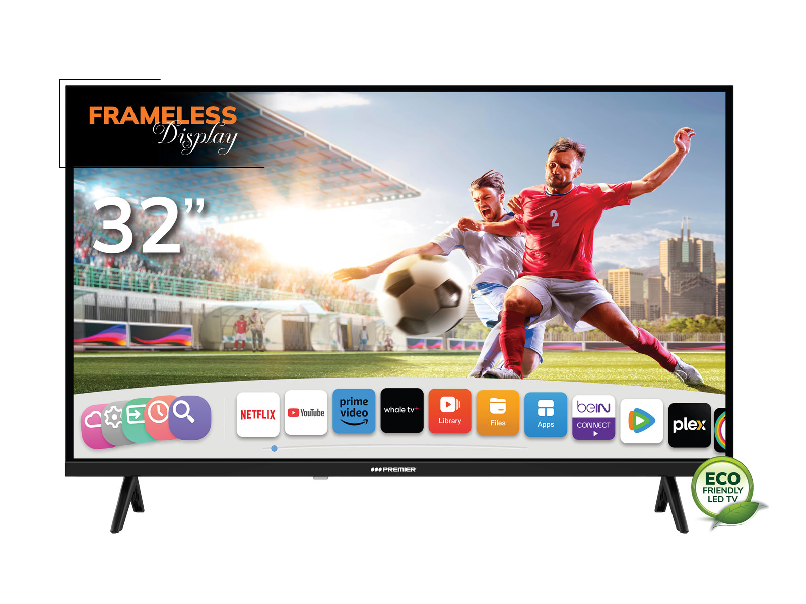 Imagen de producto Tv 32” hd smart c/dvb-t2, android, (whale os), sm, c/cr voz (1+1) 1