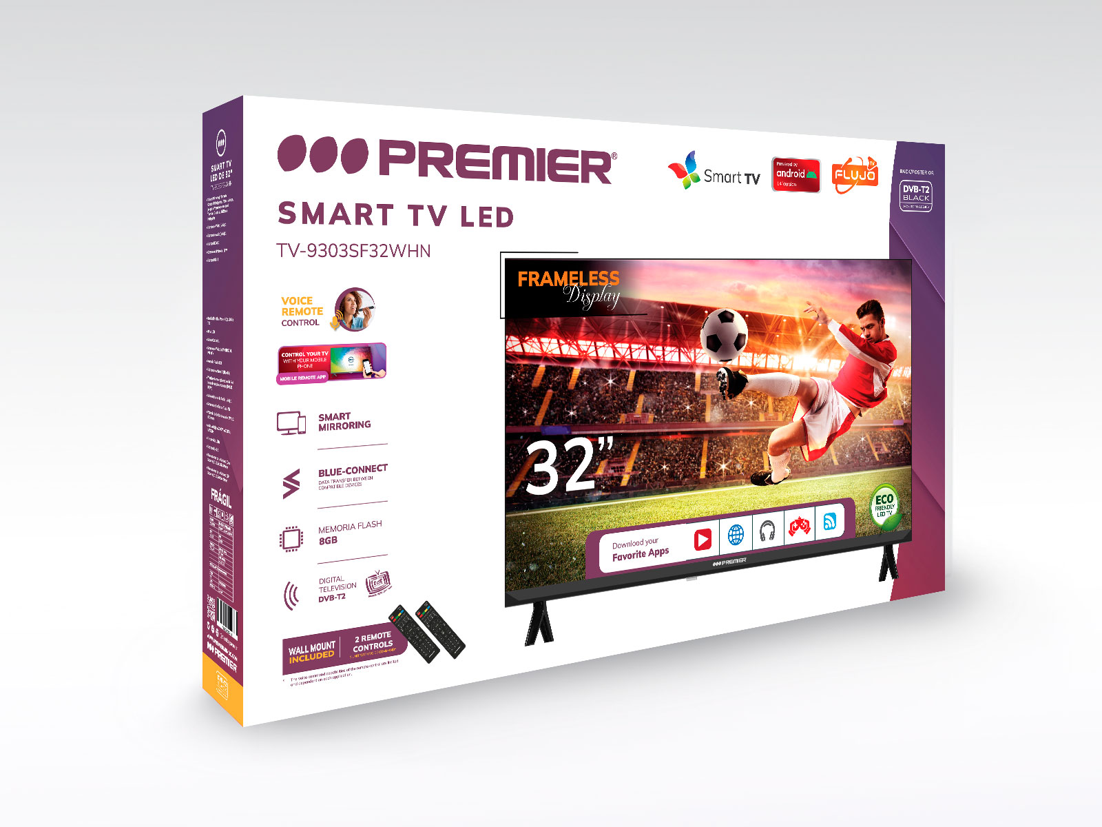 Imagen de producto Tv 32” hd smart c/dvb-t2, android 14, sm, c/cr voz 2