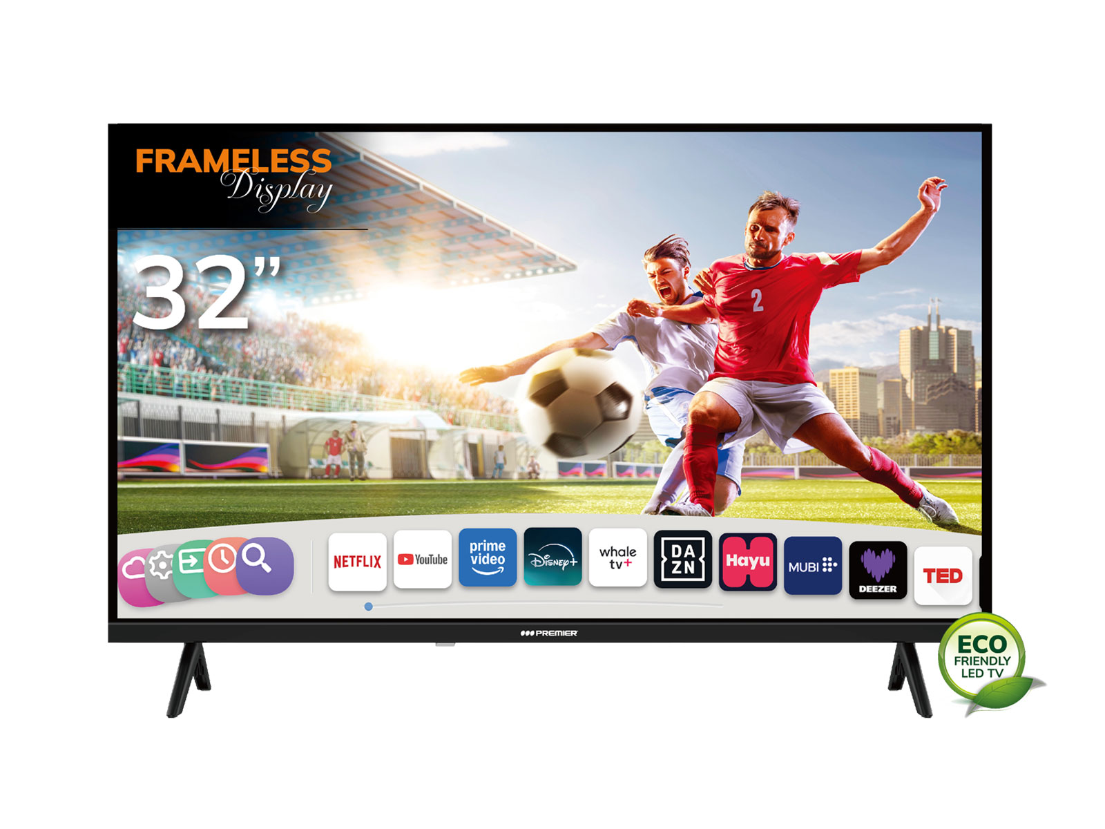 Imagen de producto Tv 32” hd smart c/dvb-t2, android, (whale os), sm, c/cr voz (1+1) 0