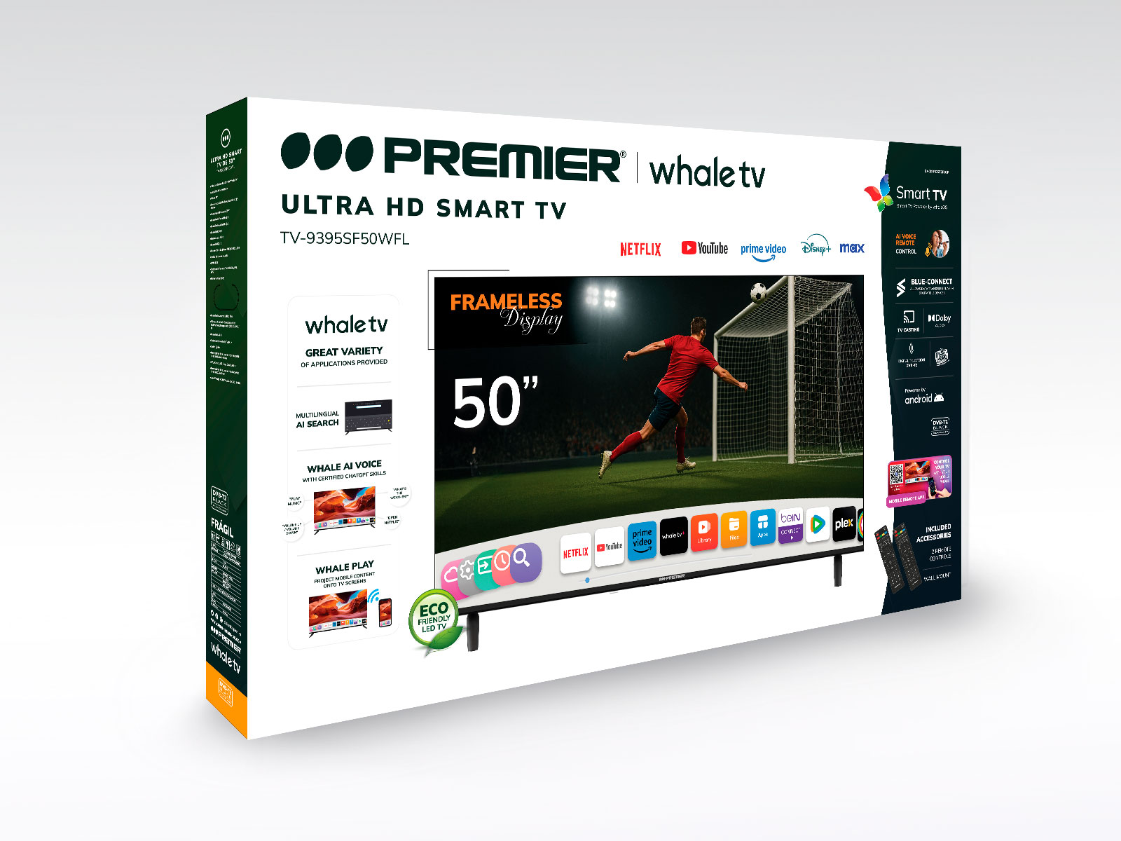 Imagen de producto Tv 50” fhd smart whale c/dvb-t2, android, sm, c/cr voz 2