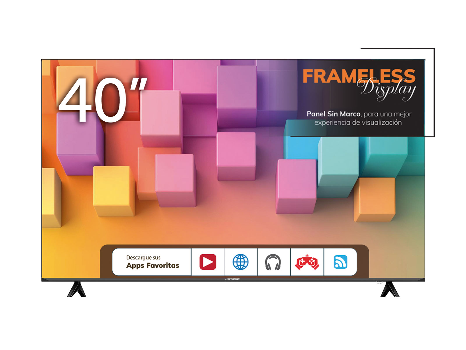 Imagen de producto Tv 40” fhd smart c/dvb-t2, android, sm, 1  c/r 1