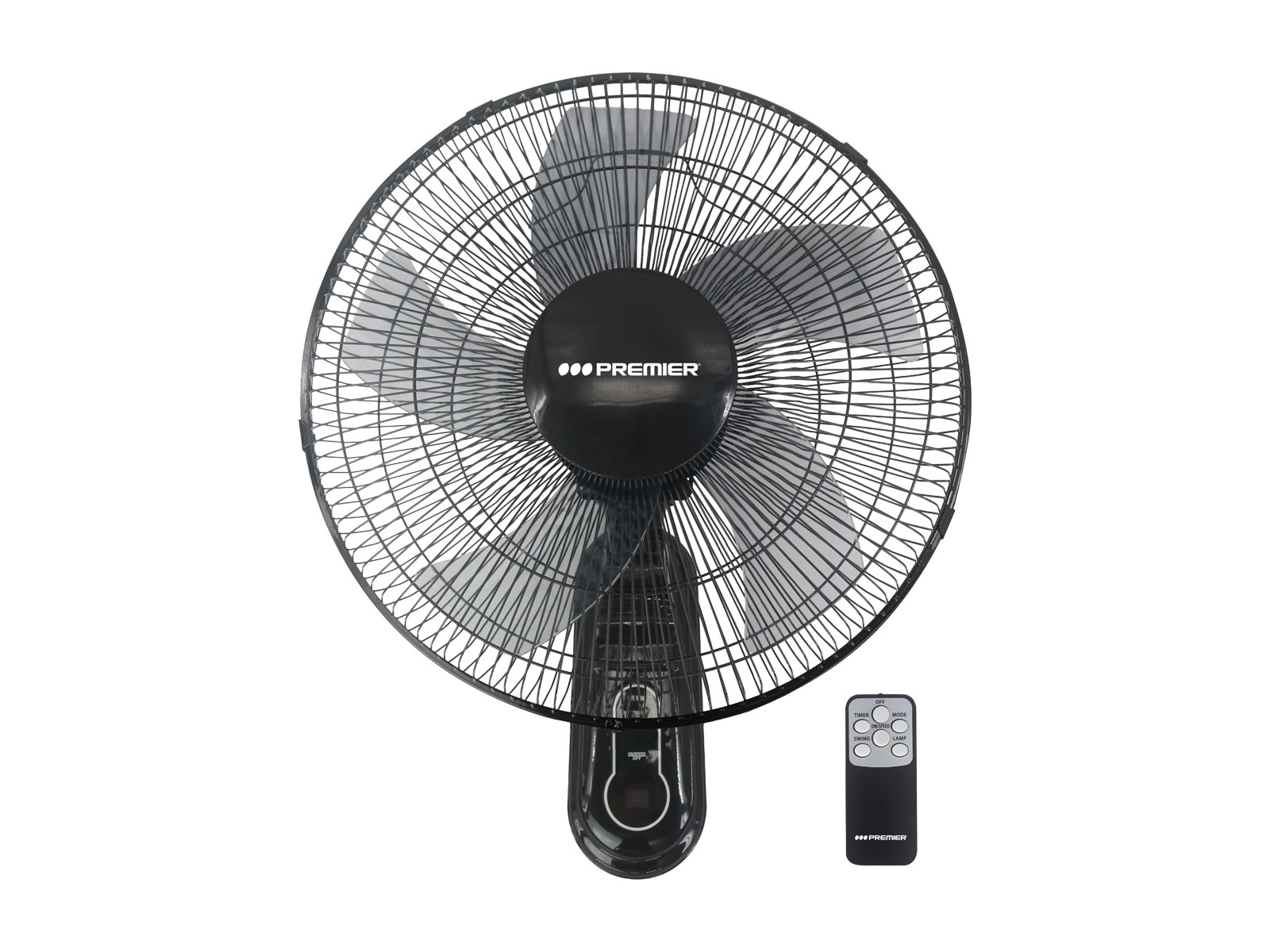 Imagen de producto Abanico de pared, negro 1