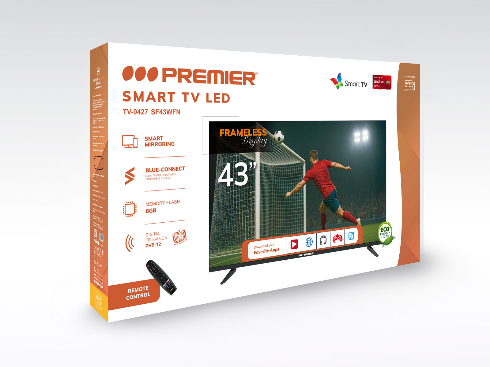 Imagen de producto Tv 43” fhd smart c/dvb-t2, android, sm, 1 c/r 3