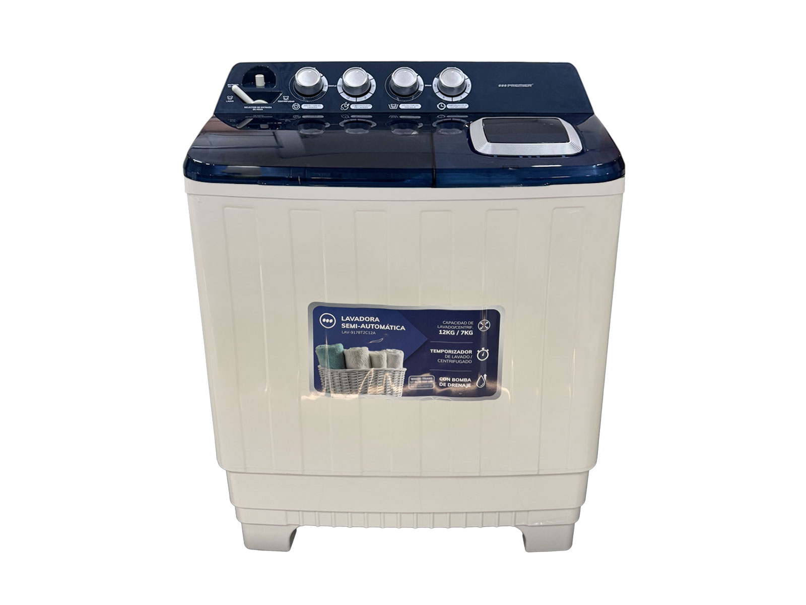 Imagen de producto Lavadora semi automatica 12kg doble tina 0