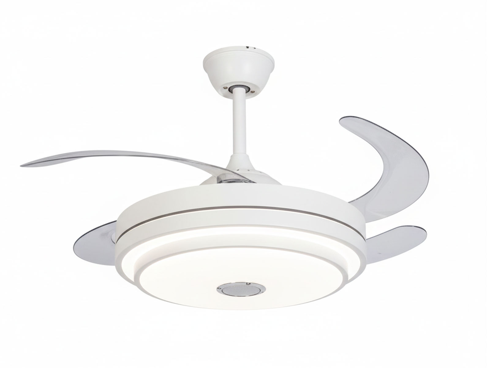 Imagen de producto Abanico de techo,6 velocidades, bocina bt, c/cr, blanco 0