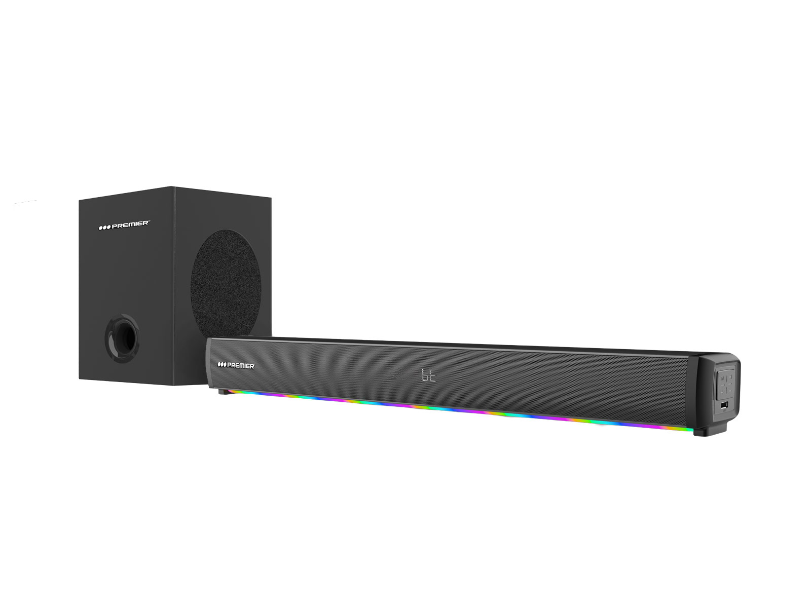 Imagen de producto Barra de sonido c/subwoofer usb/bt/hdmi/optica c/cr 1