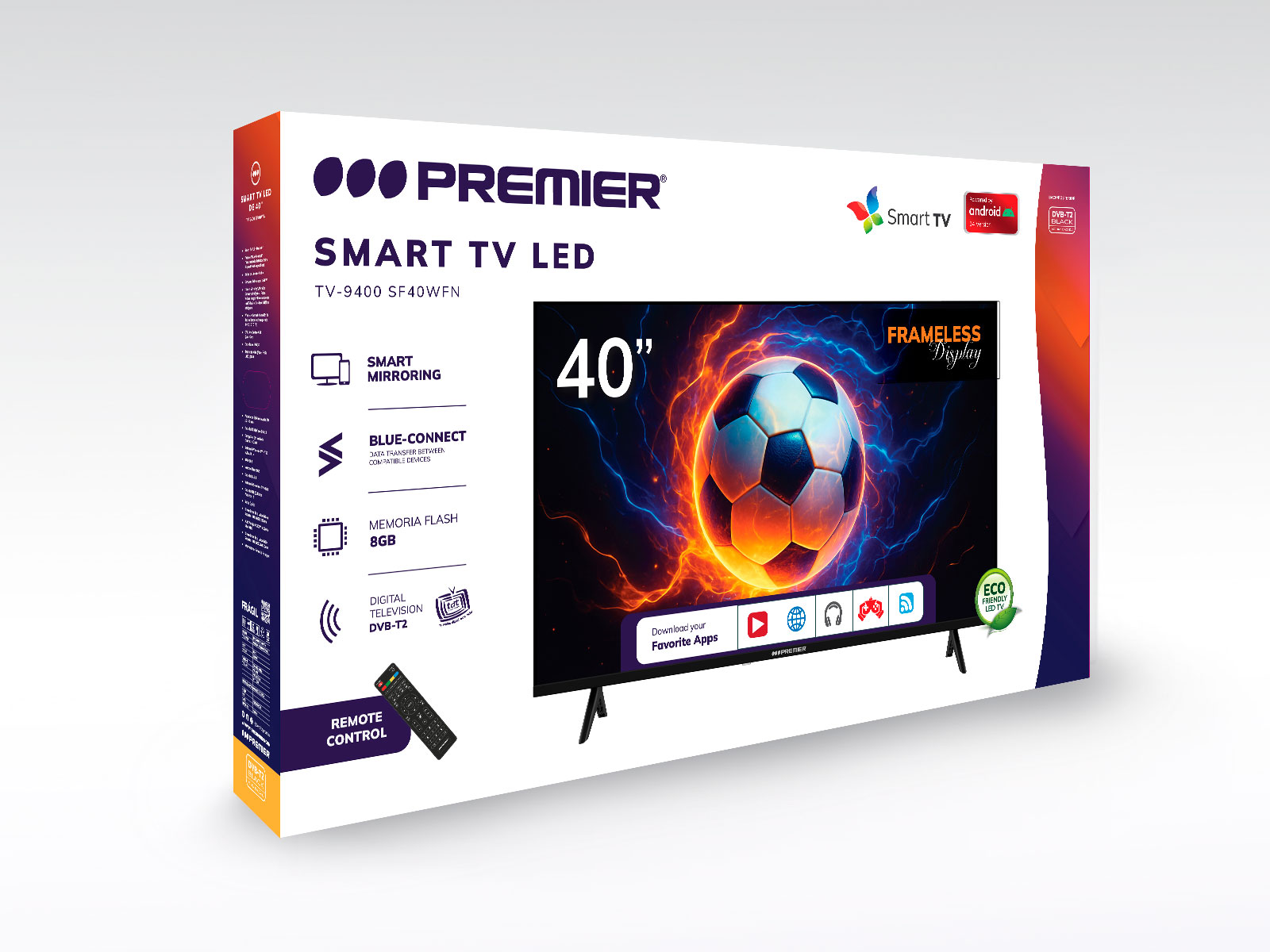 Imagen de producto Tv 40” fhd smart c/dvb-t2, android, sm, c/cr 2