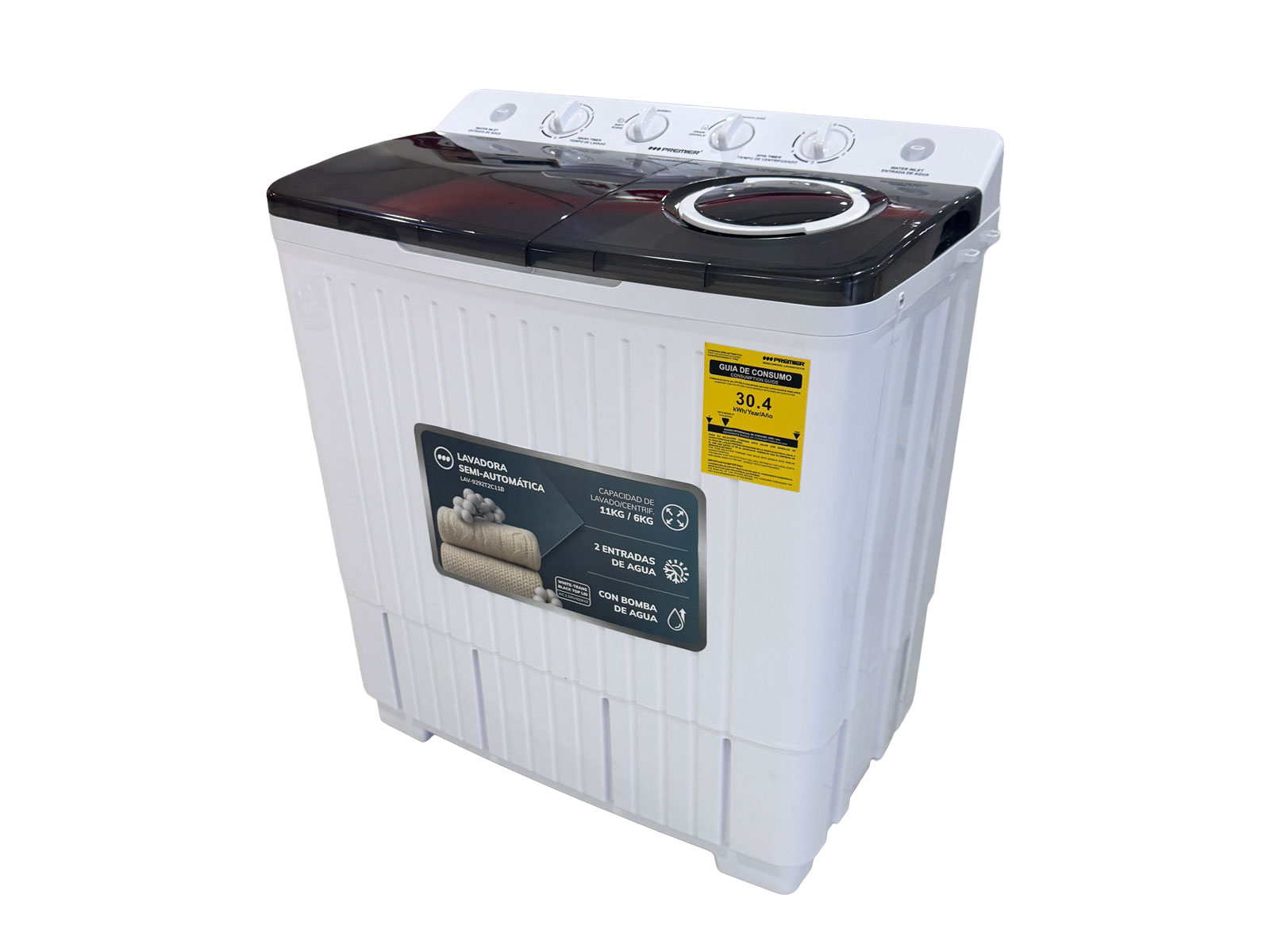 Imagen de producto Lavadora semi automatica 11kg doble tina 2