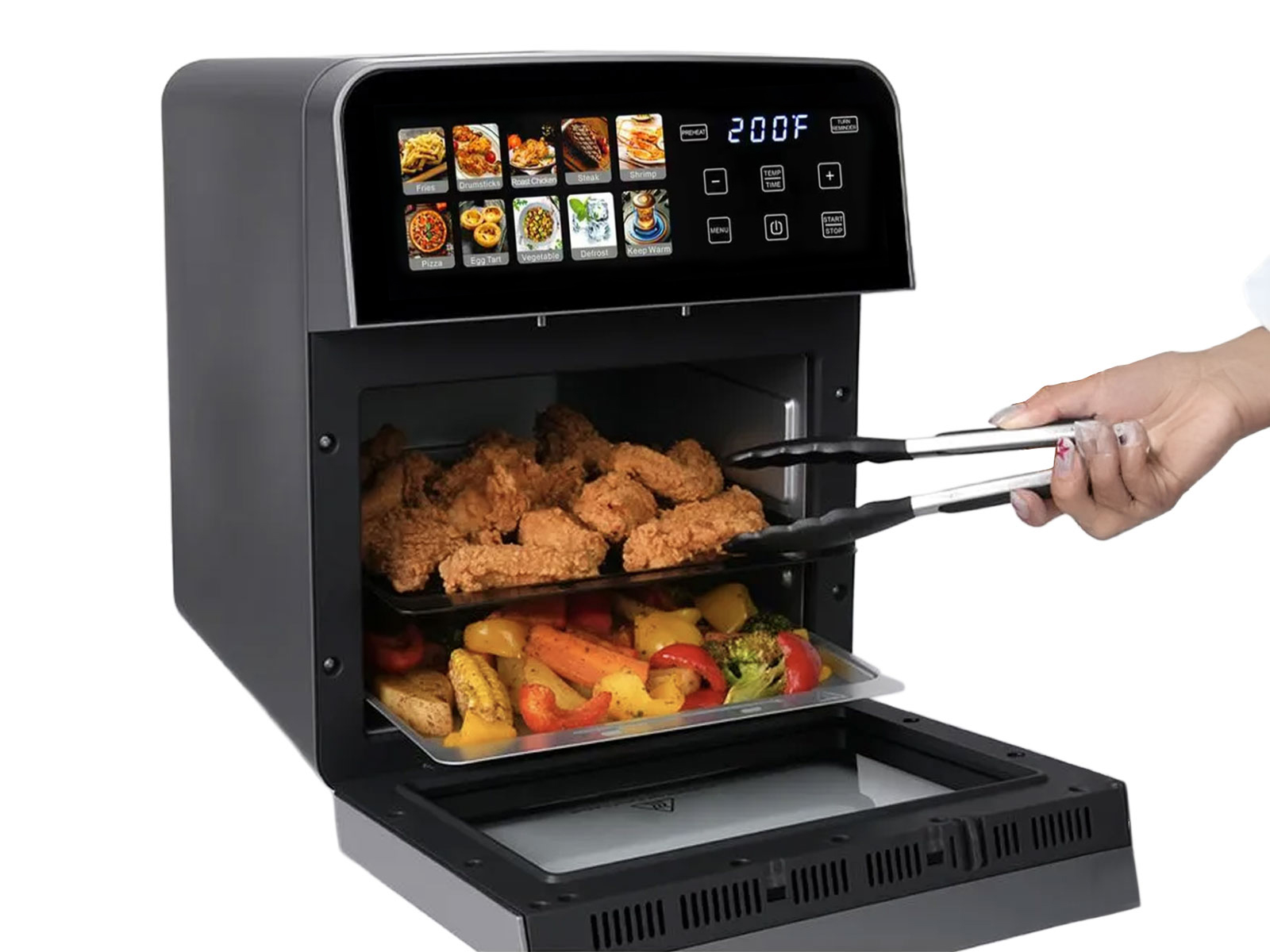 Imagen de producto Freidora sin aceite 10.5l, control digital 4