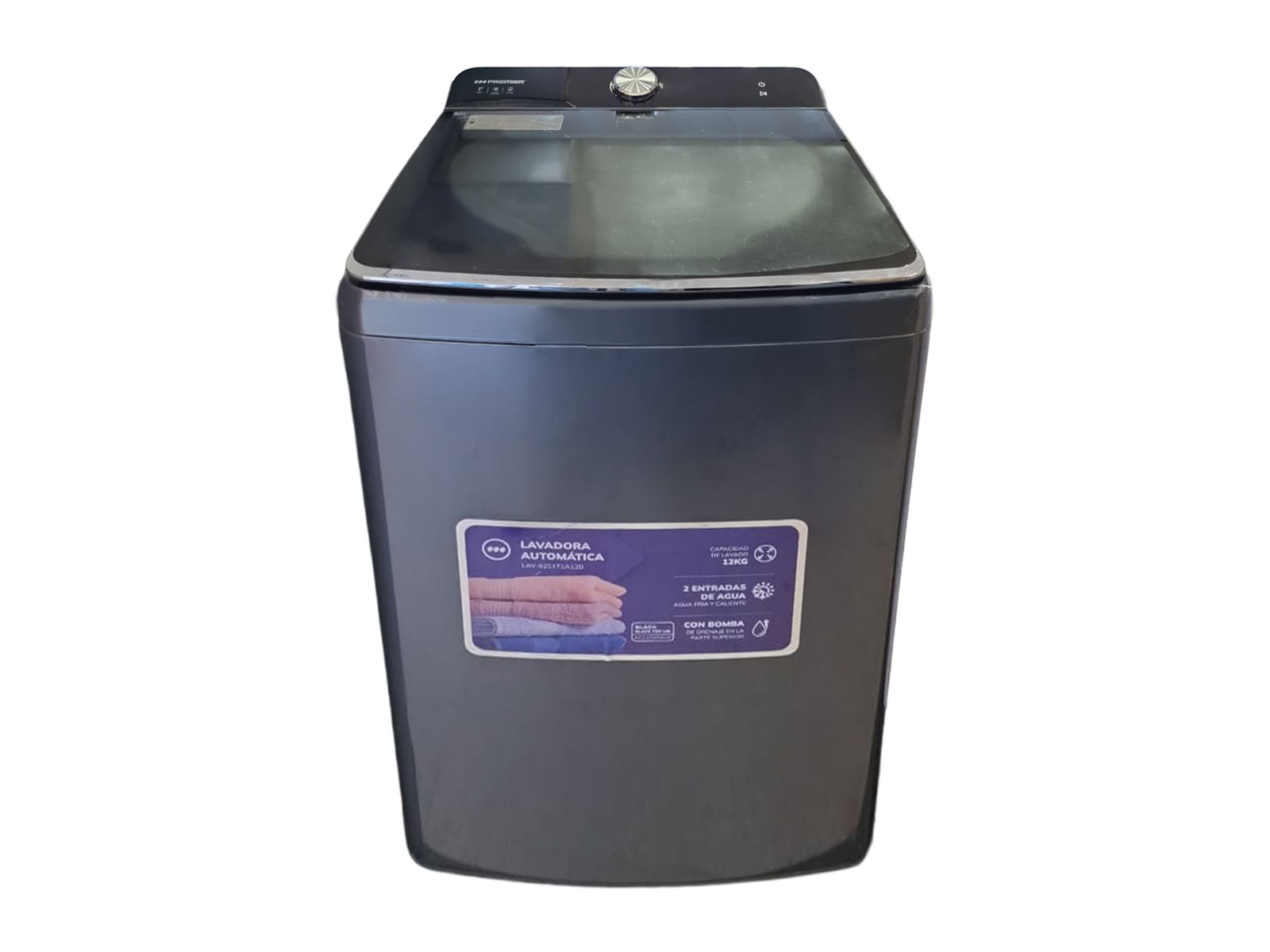 Imagen de producto Lavadora automática 12kg, c/función de autolimpieza y secado al aire 0