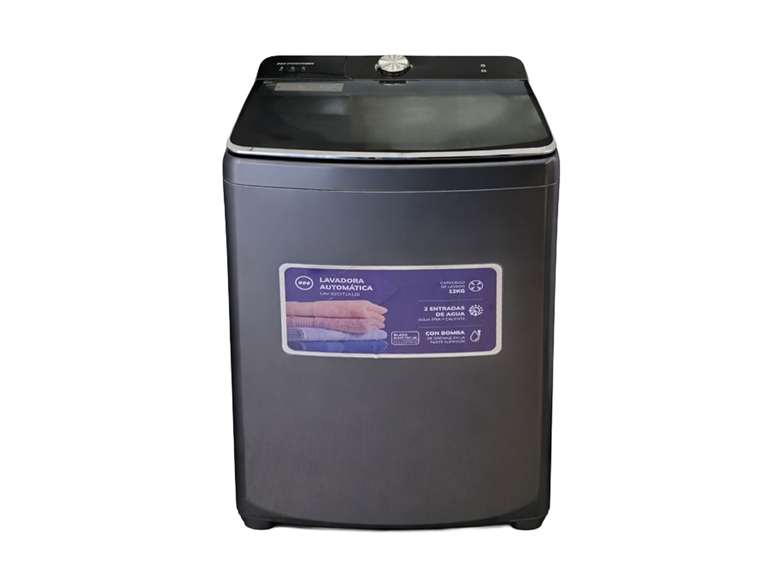 Imagen de producto Lavadora automática 12kg, c/función de autolimpieza y secado al aire 0