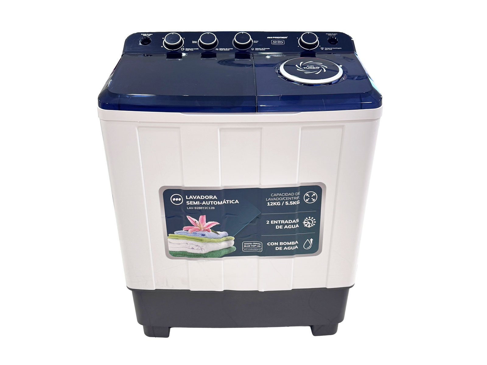 Imagen de producto Lavadora semi automatica 12kg doble tina 0