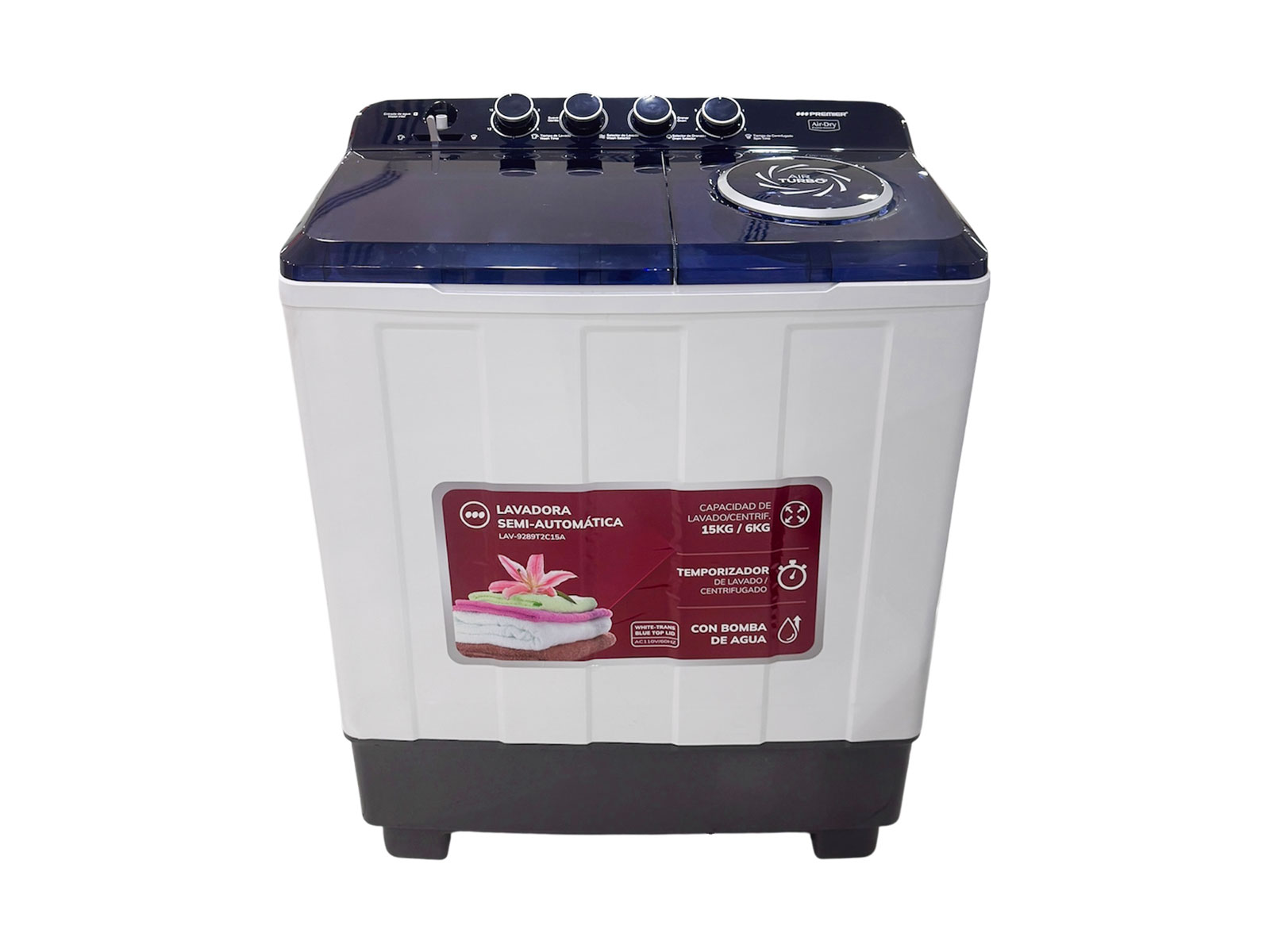 Imagen de producto Lavadora semi automatica 15kg doble tina 1