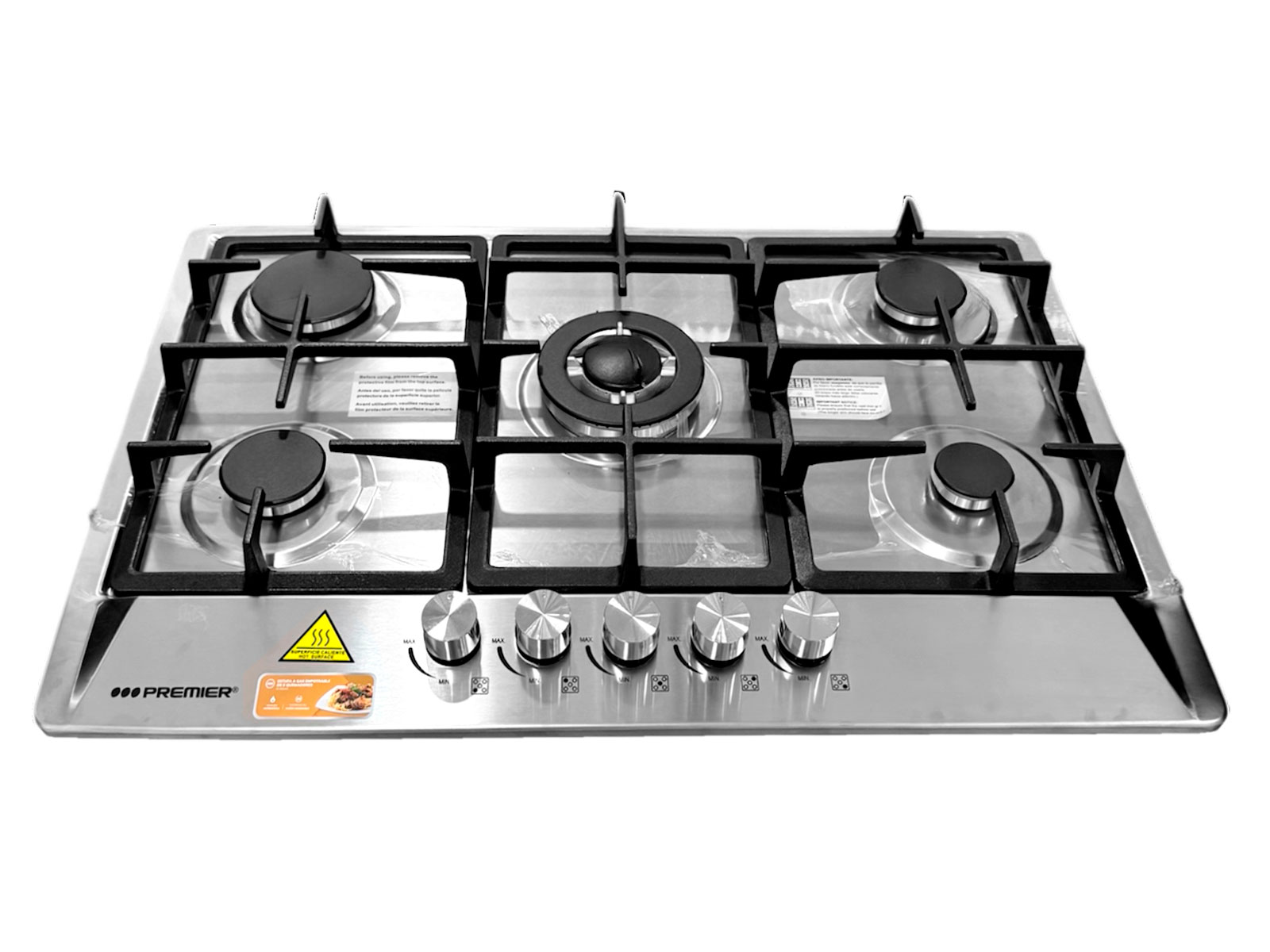 Imagen de producto Estufa a gas empotrable con 5 puestos 1