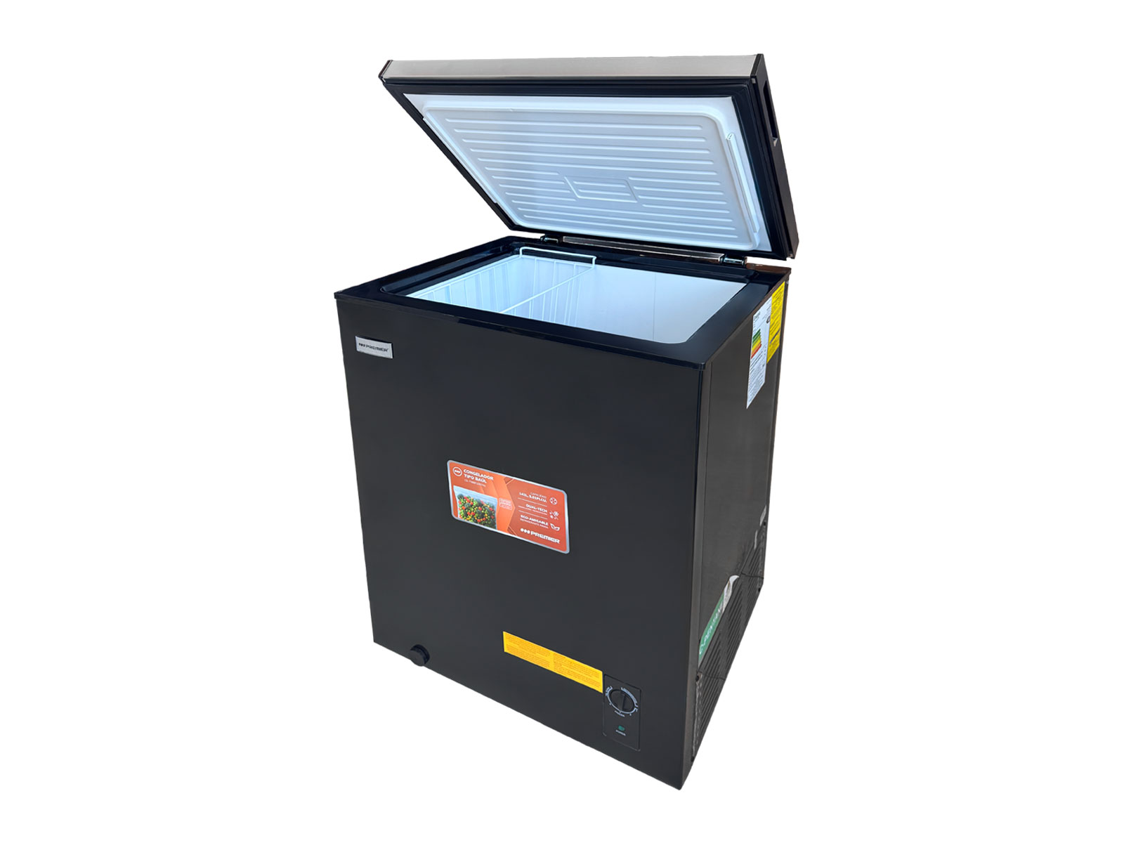 Imagen de producto Congelador tipo baul 142l/5.01pc, acero inoxidable 2