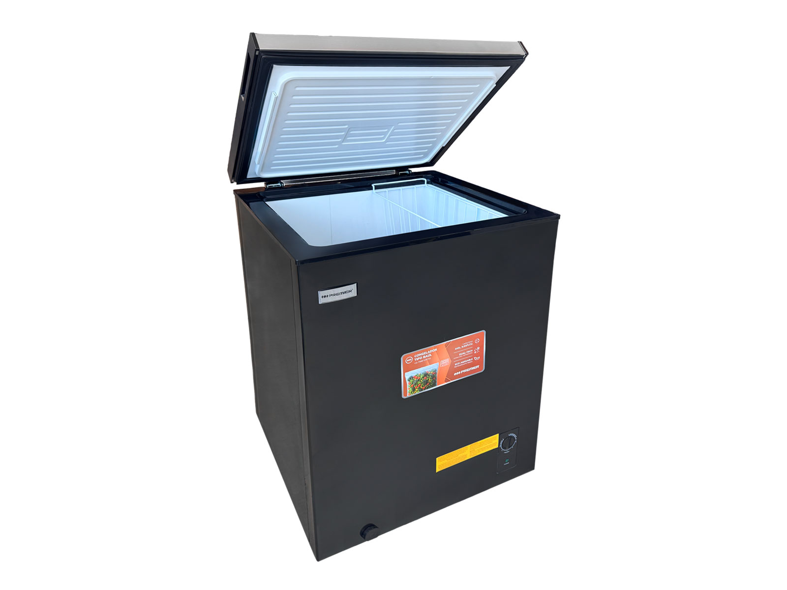 Imagen de producto Congelador tipo baul 142l/5.01pc, acero inoxidable 7