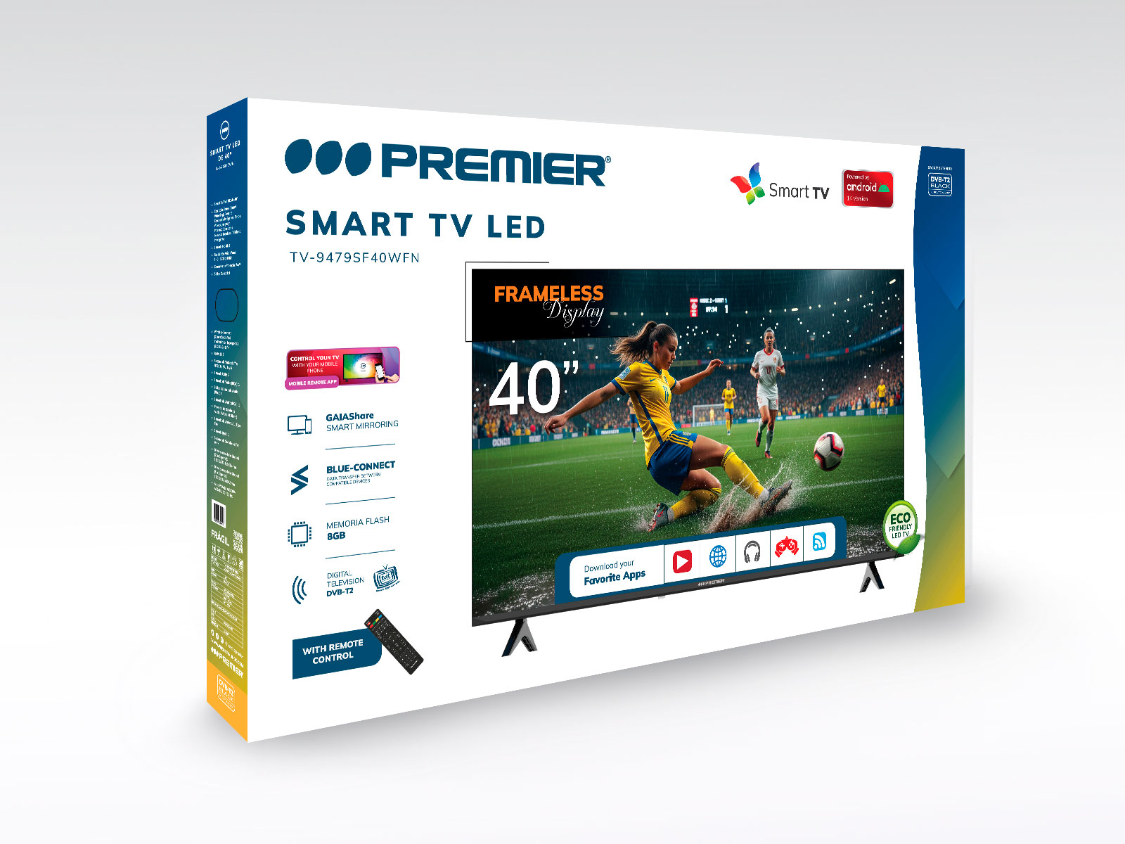 Imagen de producto Tv 40” fhd smart c/dvb-t2, android, sm, c/cr 2