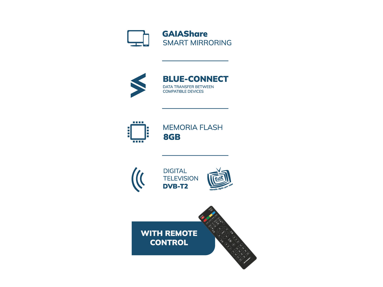 Imagen de producto Tv 40” fhd smart c/dvb-t2, android, sm, c/cr 4