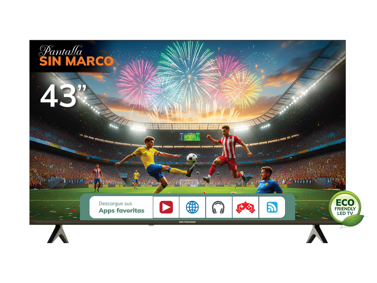 Imagen de producto Tv 43” fhd smart c/dvb-t2, android, sm, c/cr 0