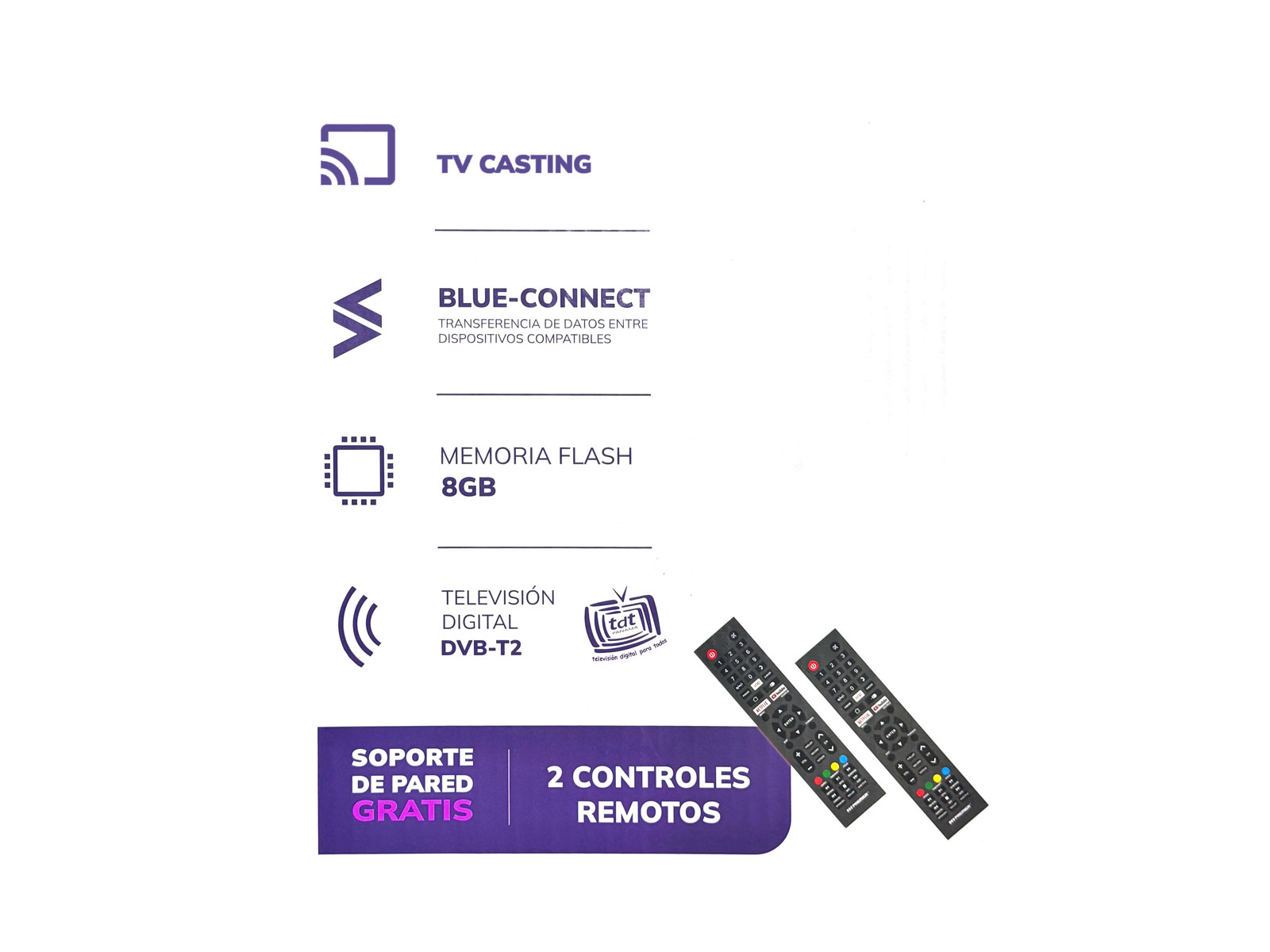 Imagen de producto Tv 32” hd smart c/dvb-t2, android, (whale os), sm, c/cr voz 4