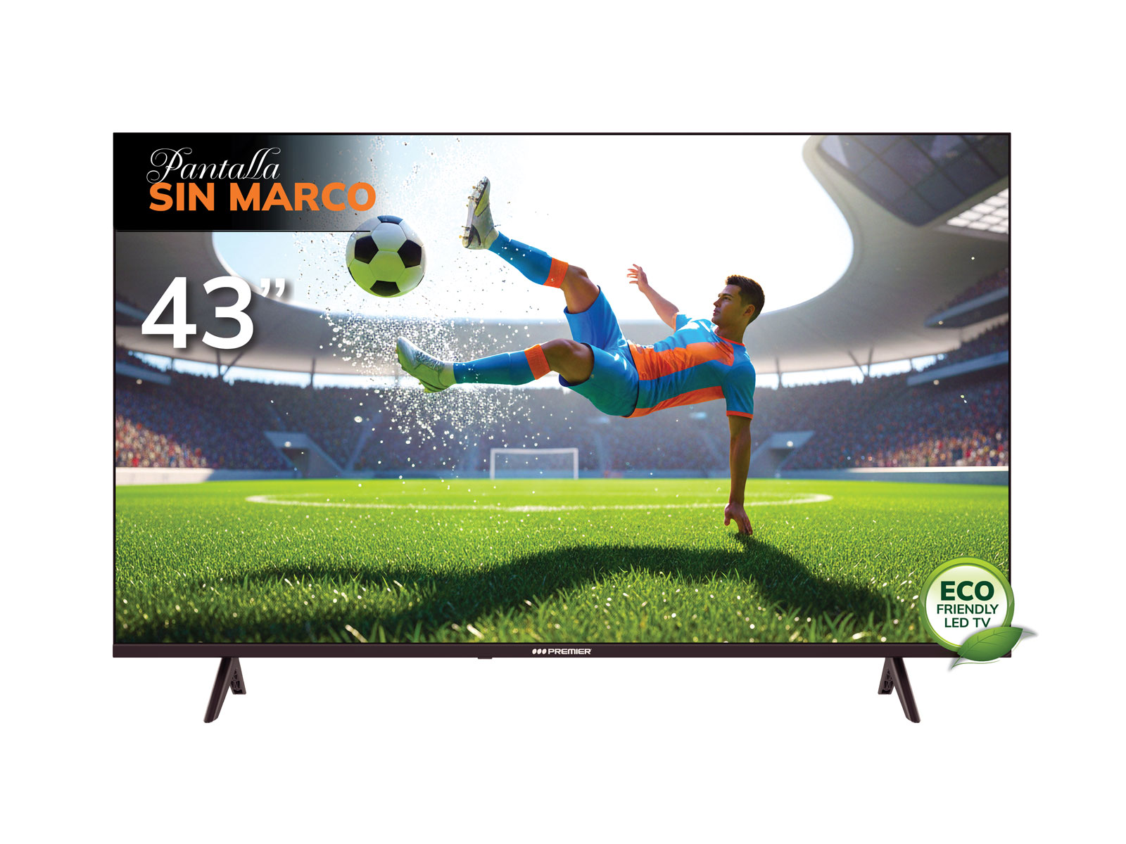 Imagen de producto Tv 43” qled smart c/dvb-t2, google 5.0, sm, 1 c/r voz 0