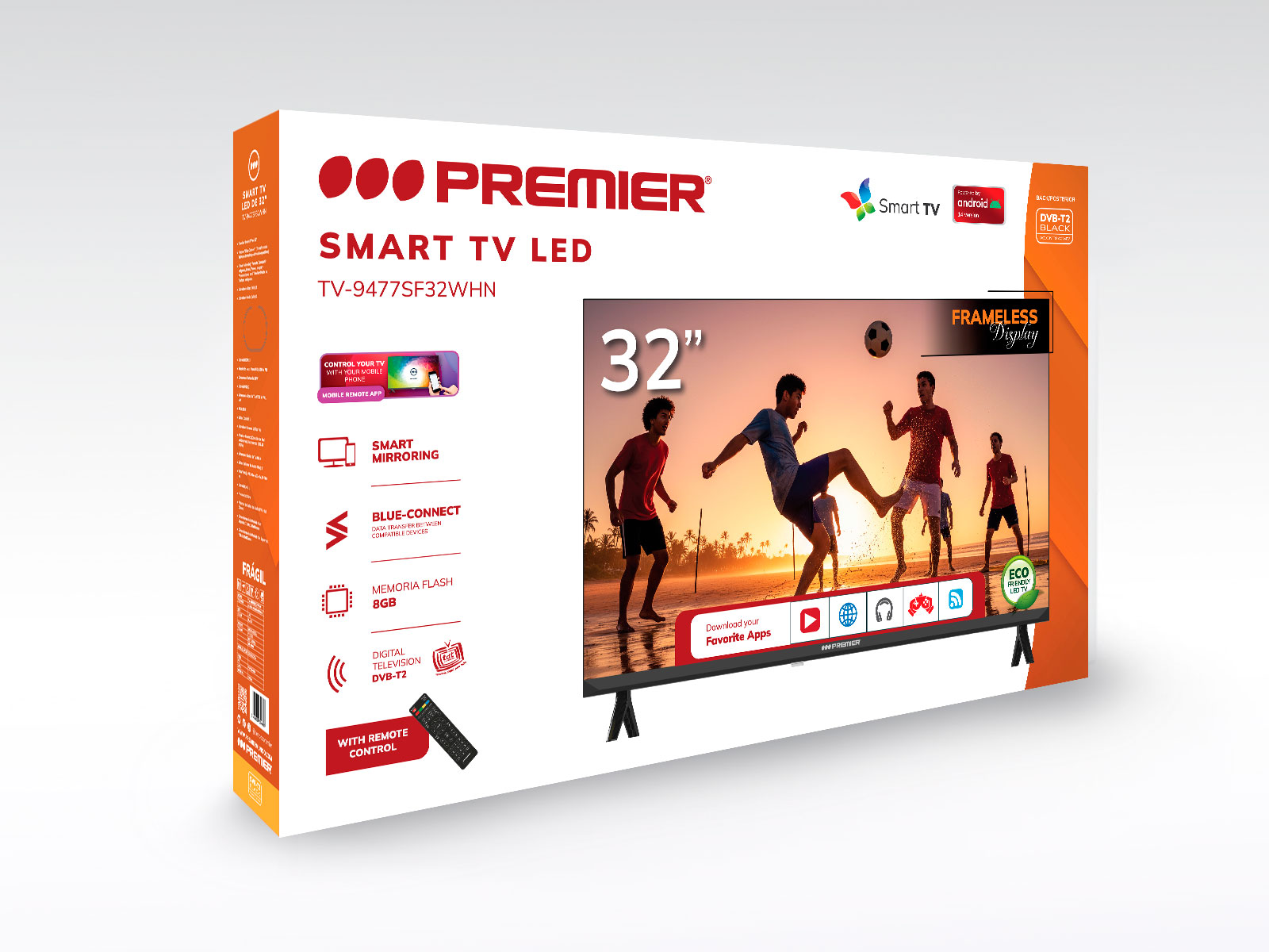 Imagen de producto Tv 32” hd smart c/dvb-t2, android, sm, c/cr 2