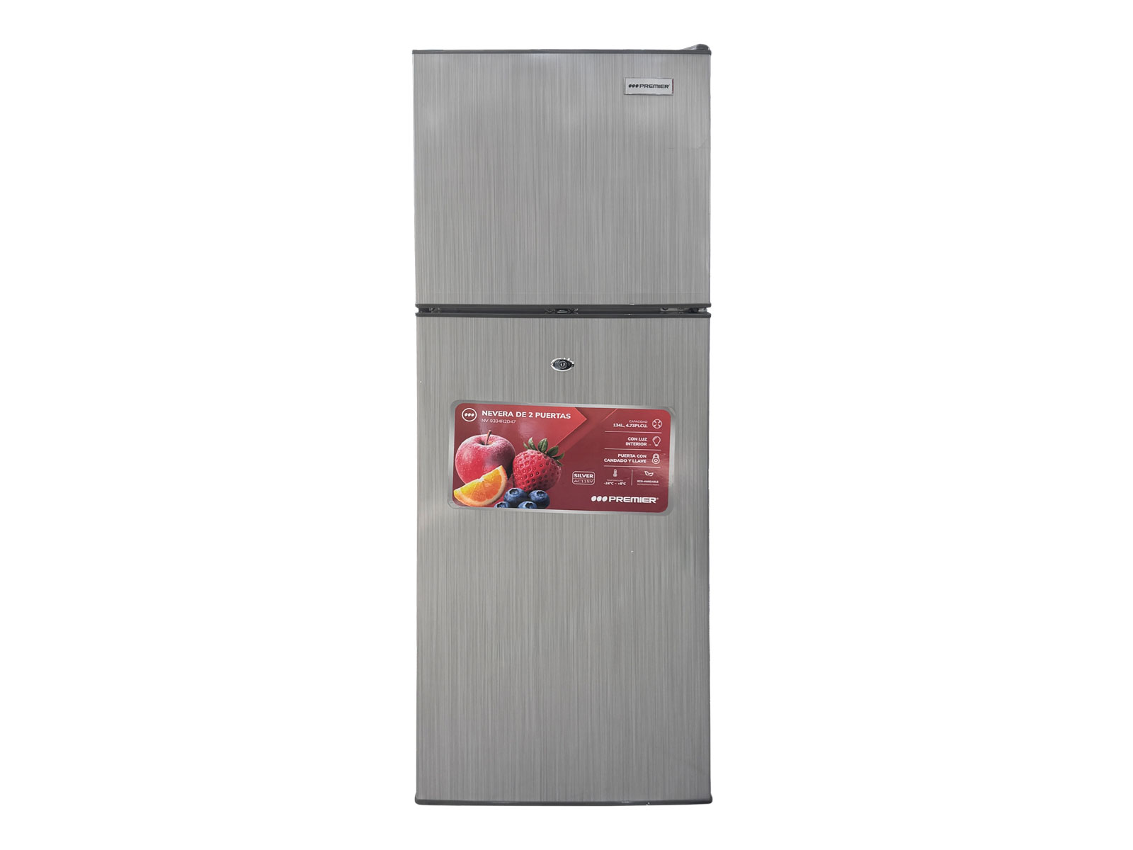 Imagen de producto Nevera 134l/4.73p.c (f), plateado 0