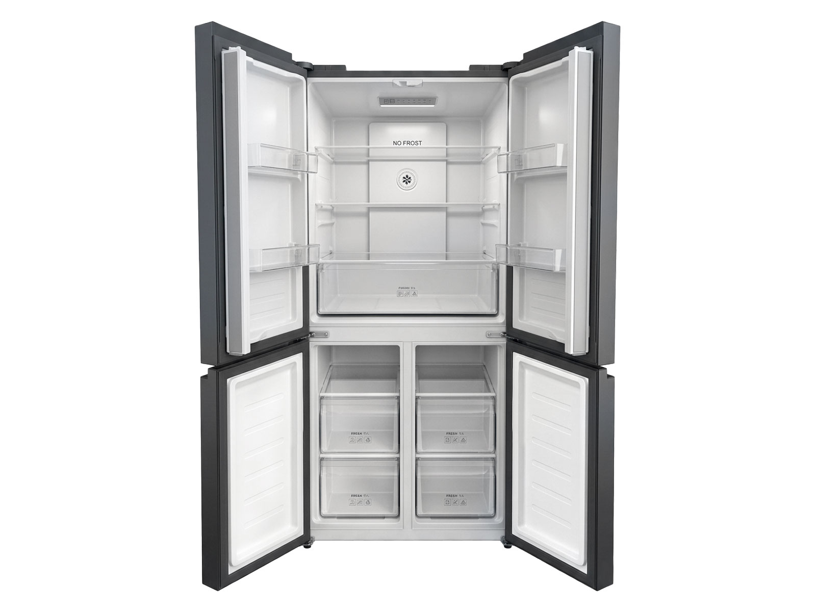 Imagen de producto Nevera 343l/12.11pc (nf) acero inoxidable negro 4