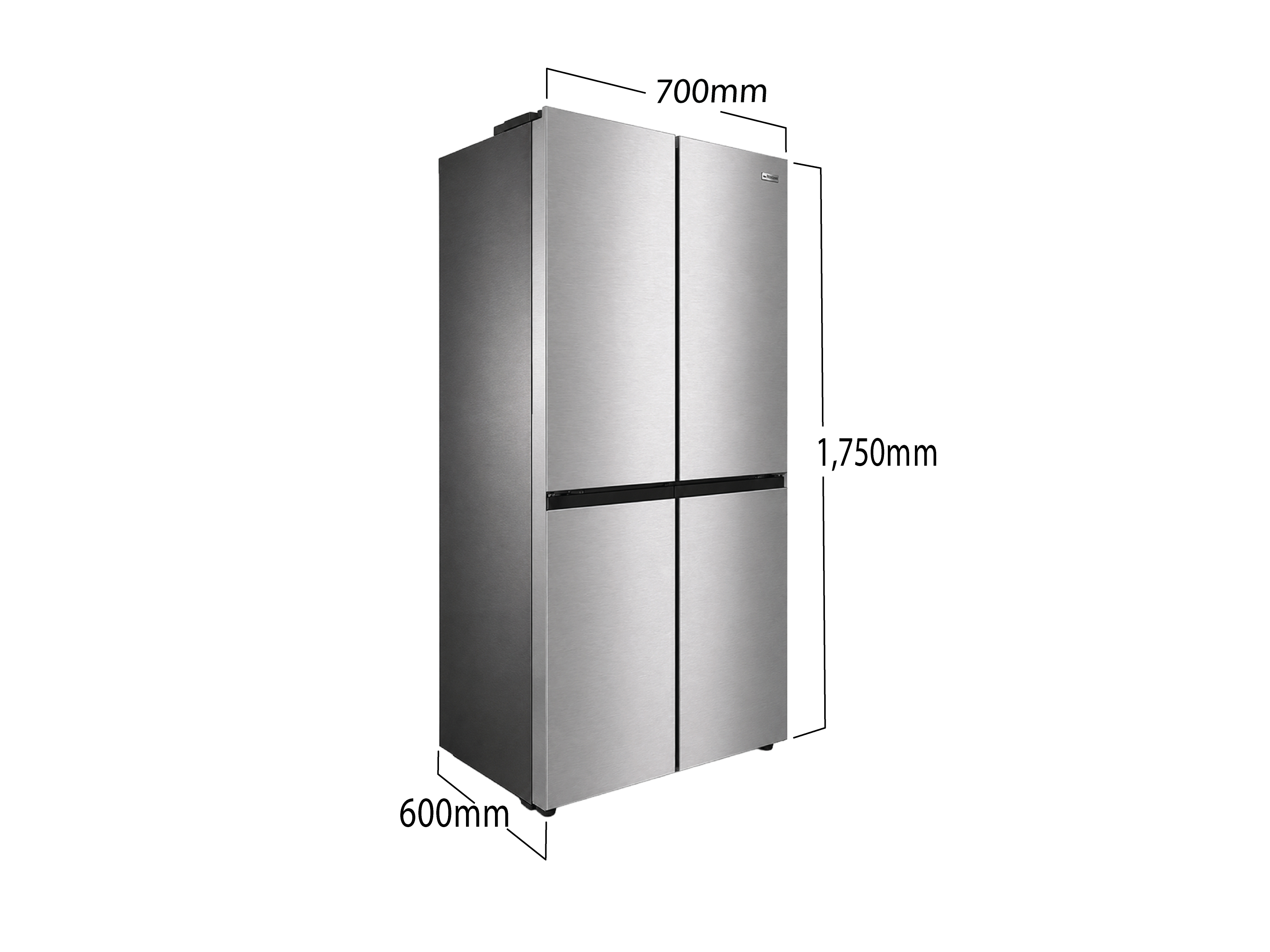 Imagen de producto Nevera 343l/12.11pc (nf) inv, acero inoxidable 5