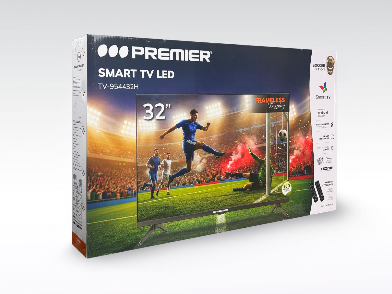 Imagen de producto Tv 32” hd smart c/dvb-t2, android, sm, c/cr 3