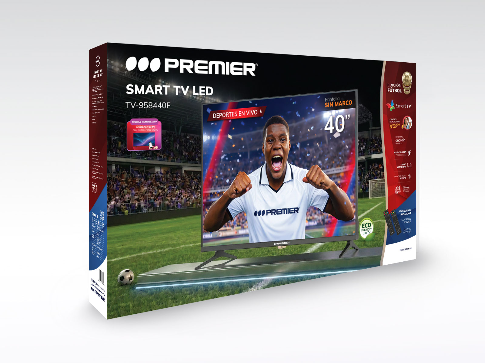 Imagen de producto Tv 40” fhd smart c/dvb-t2, android, sm, c/cr de voz 2