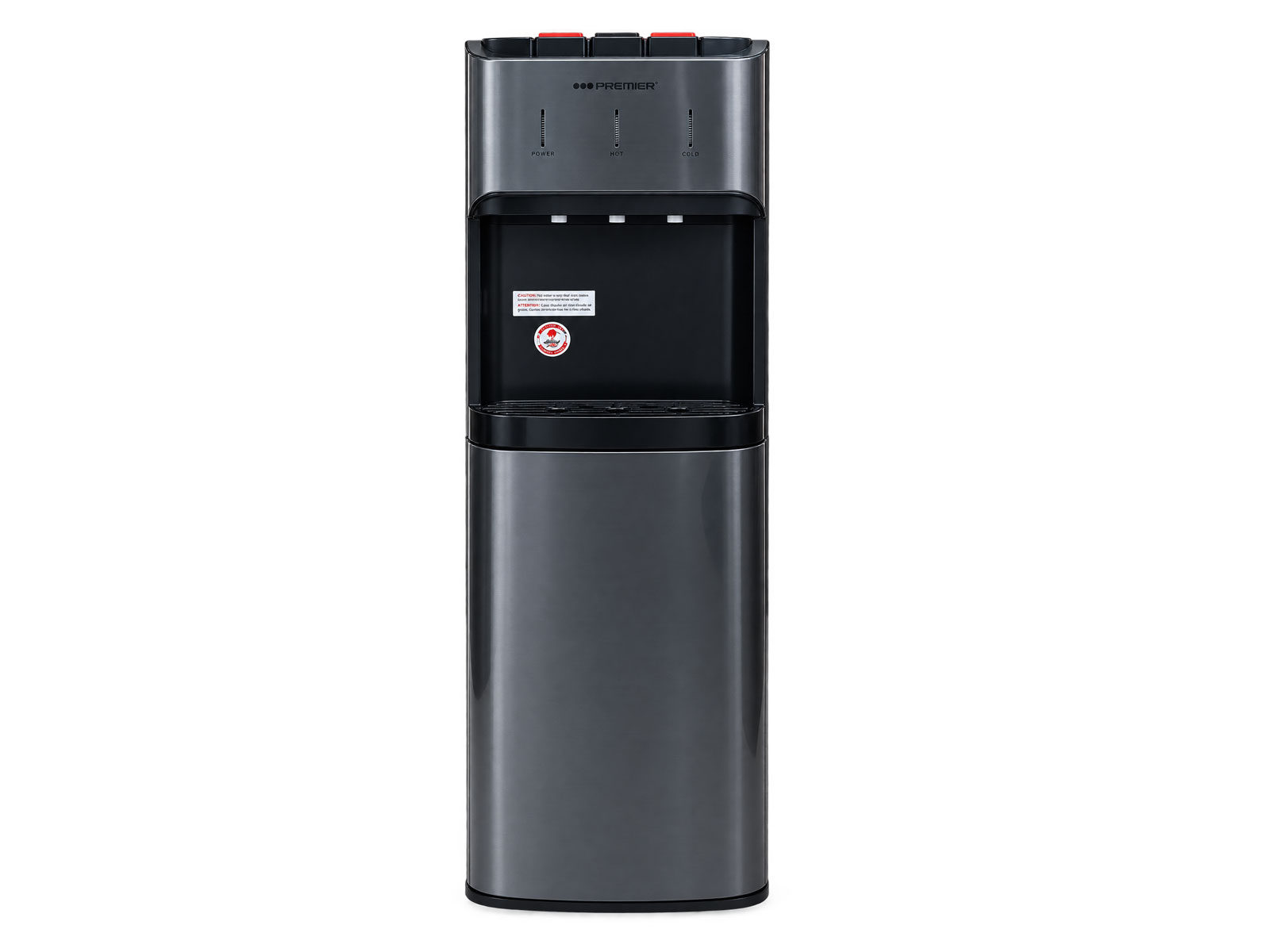 Imagen de producto Dispensador de agua c/tanque de agua caliente y fria (ac110v-acero inox negro) 1