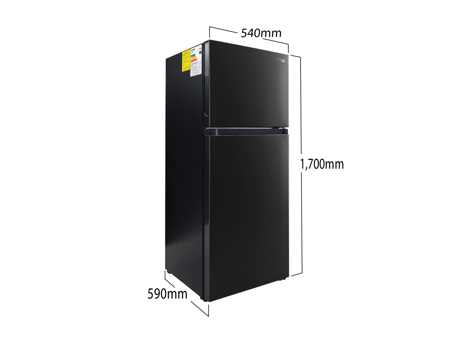 Imagen de producto Nevera 248l/8.76pc (nf) inv, (vidrio matte-negro) 5