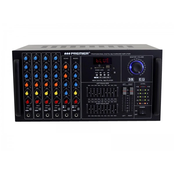 Imagen del producto Amplificador karaoke usb/sd/bt/fm/mic