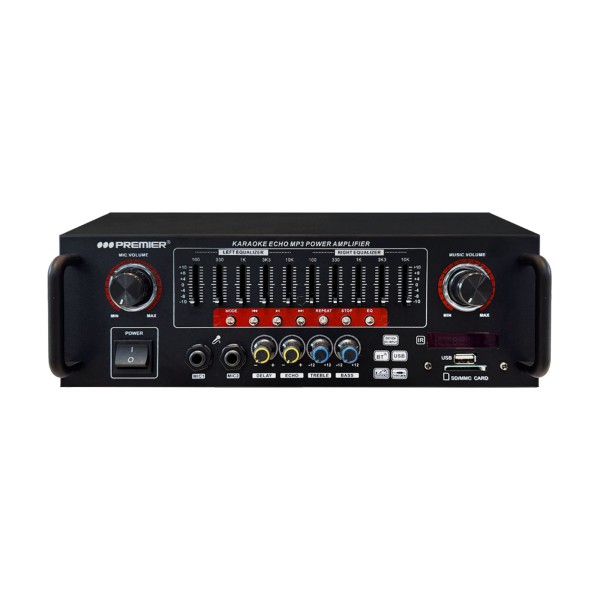 Imagen del producto Amplificador karaoke usb/sd/bt/mic c/cr