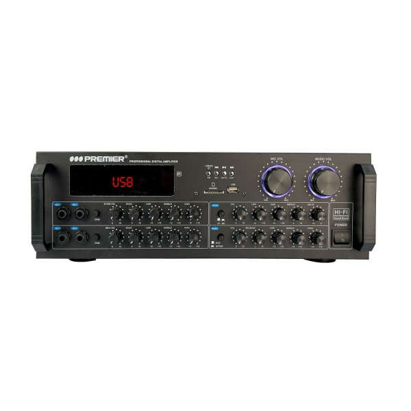 Imagen del producto Amplificador karaoke usb/sd/bt/mic c/cr