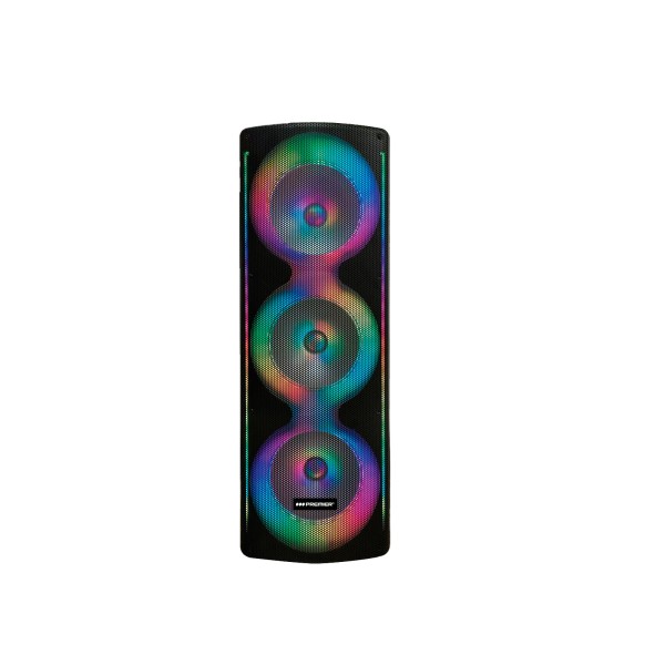 Imagen del producto Bocina 10”x3 rec/fm/bt/usb/aux/tws c/cr mic inalambrico