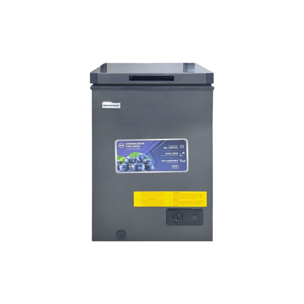 Imagen del producto Congelador tipo baul 99l/3.5pc, gris plateado-en relieve