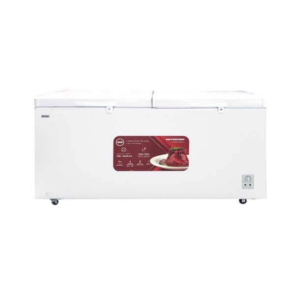 Imagen del producto Congelador tipo baul 750l/26.6pc, blanco