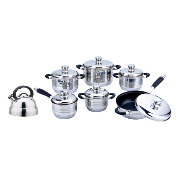 Imagen del producto Juego de ollas 14pcs acero inoxidable