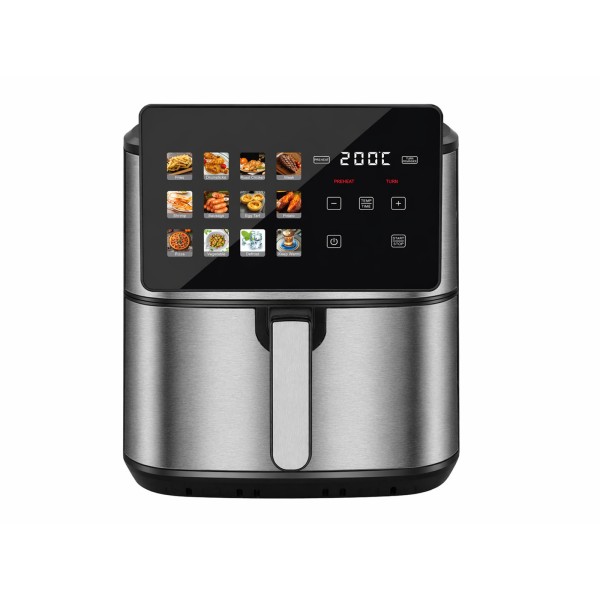 Imagen del producto Freidora sin aceite 8l, c/pantalla tactil, negro