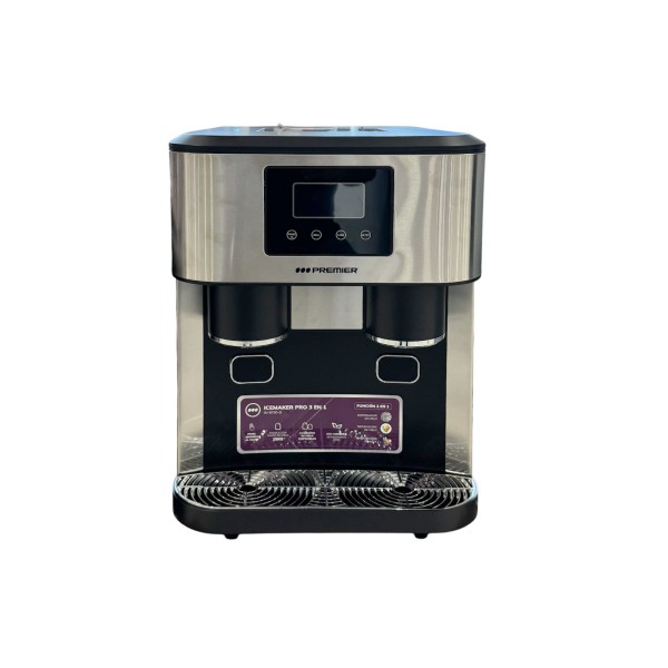 Imagen del producto Fabricador de hielo 15kgs, c/trituradora, da, negro
