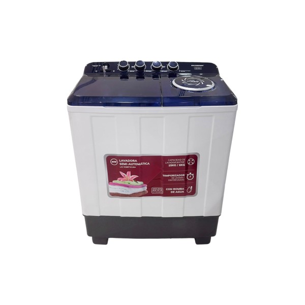 Imagen del producto Lavadora semi automatica 15kg doble tina