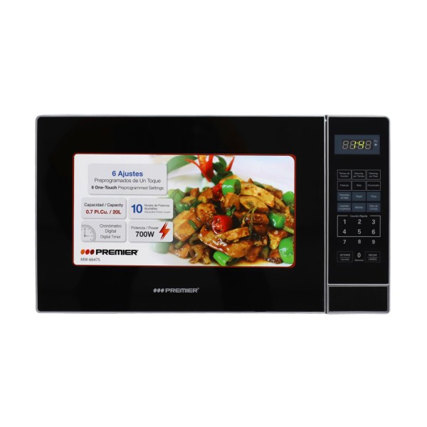 Imagen del producto Microondas 20l/0.7pc plateado